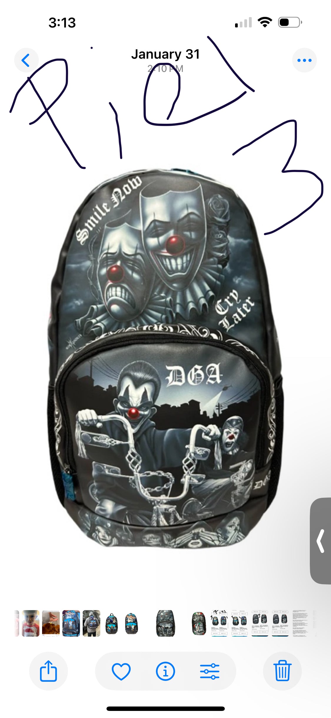 SNILE NOW (backpack)