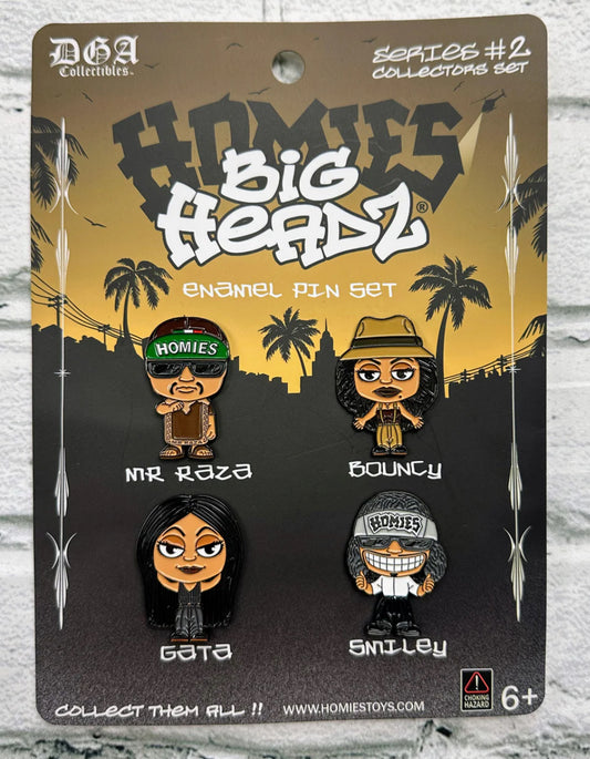 DGA Collectibles- BIG HEADZ Enamel PIN Set - Series #2