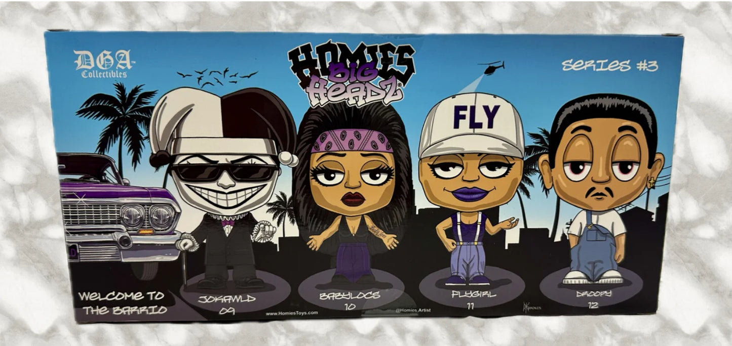 HOMIES™ - BIG HEADZ 4-Pack Figure Set - Series #3